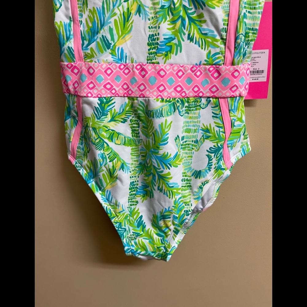 Lilly Pulitzer Palma Swim Fresh Citrus FREE SHIP - Picture 4 of 11